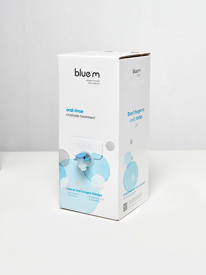 blue®m - Mundwasser (5000 ml) praktische Verpackung