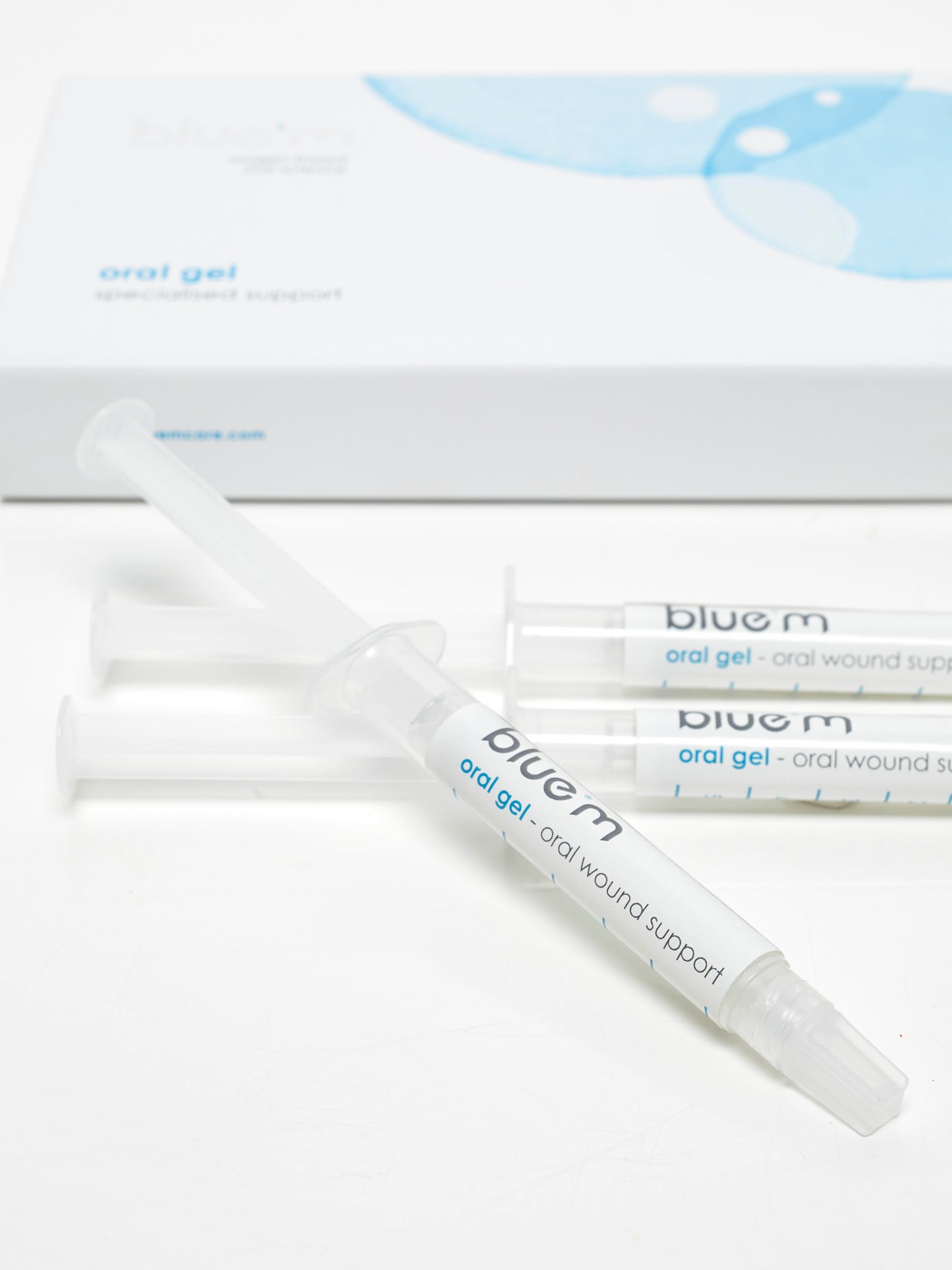 blue®m - set 3x oral gel applicator 3ml