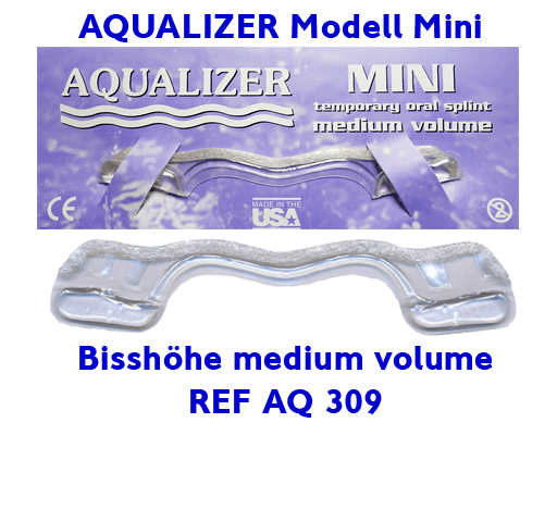 Aqualizer Ultra MINI CMD-Splint (medium volume)